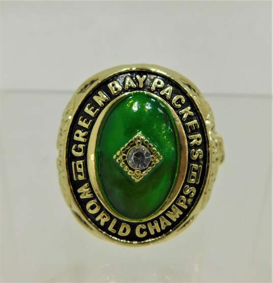 1961 Paul Hornung Green Bay Packers World Champions Replica Ring image number 3