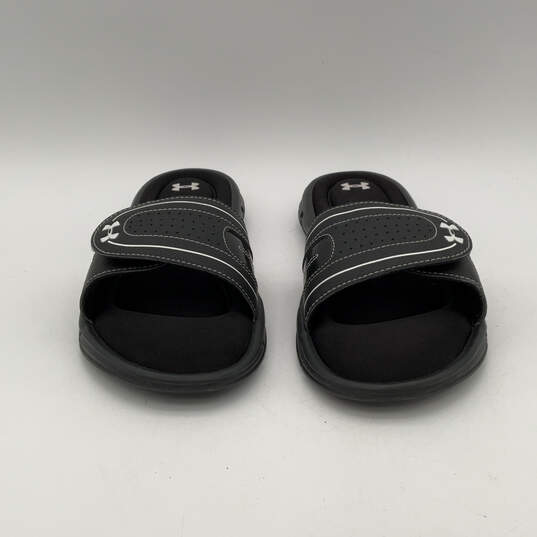 Womens Ignite VIII 1287319-001 Black Open Toe Slip-On Slide Sandals Size 8 image number 6