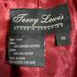 Women's Jerry Lewis Red Leather Pants Size 14 image number 3