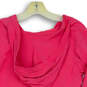 Womens Pink Long Sleeve Pockets Dri Fit Pullover Hoodie Size Large image number 1