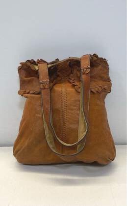 Lucky Brand Brown Leather Hobo Small Shoulder Tote Bag alternative image