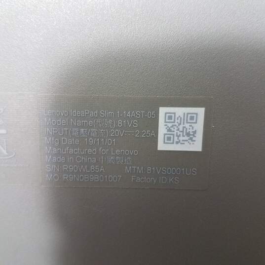 Lenovo Ideapad Slim 1-14AST-05 14in AMD A6 A6-9220e 1.60GHz 4GB RAM 64GB SSD image number 7