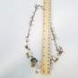 Sterling Silver MOP FW Pearl Toggle Necklace 58.5g image number 3