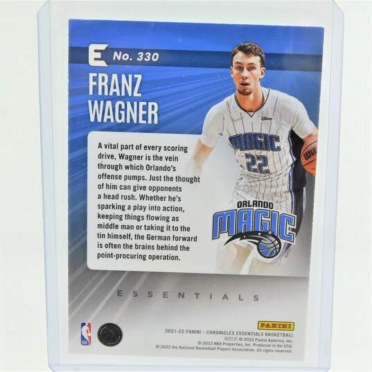 2021-22 Franz Wagner Panini Essentials Rookie Orlando Magic image number 3