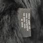 Black Leather Jacket Rabbit Fur Collar & Lining image number 4