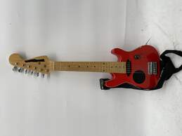 Little Lyon Red Hardwood Right Handed Nickel 6 String Electric Guitar