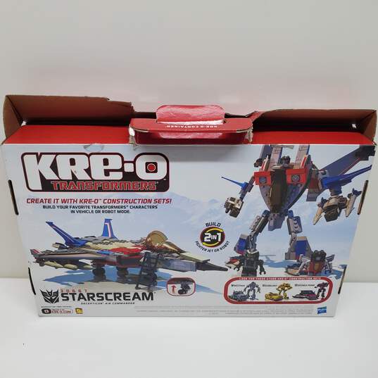 VTG. Kre-O Hasbro Transformers StarScream Model Construction Kit *Open Box Untested P/R image number 4