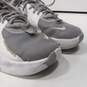Nike PG 5 TB Unisex Gray and White Basketball Sneakers Size 7.5 image number 6
