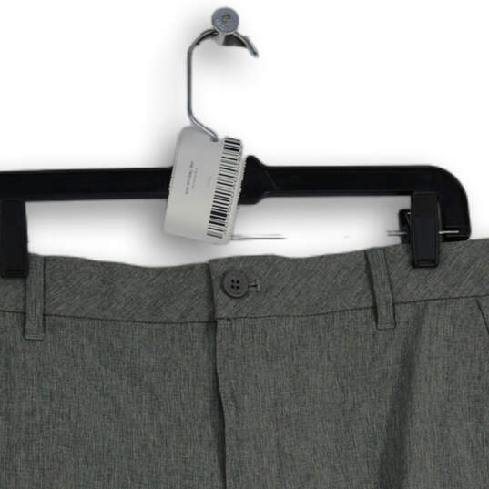 NWT Mens Gray Sport Flex Athletic Stretch Pockets Chino Shorts Size 36W image number 3