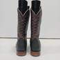 Tony Lama Men's Brown/Black Leather Cowboy Boots Size 12EE image number 4
