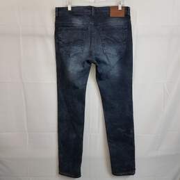 Jack and Jones men's dark wash made in Italy slim fit jeans 36 x 33 alternative image