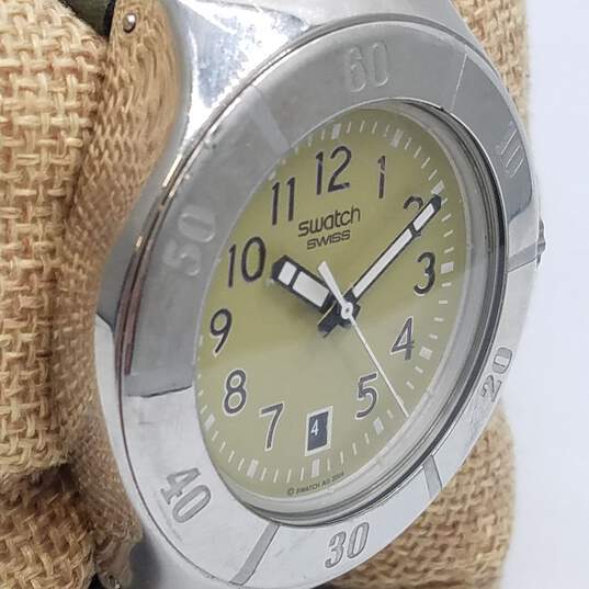 Men's Swatch Swiss Stainless Steel Watch image number 4