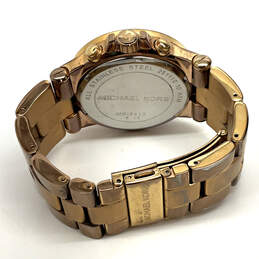 Designer Michael Kors MK5412 Rose Gold Chronograph Analog Wristwatch w/ Box alternative image