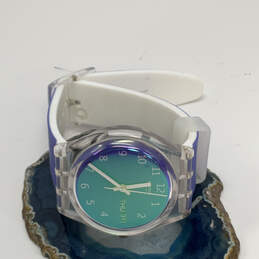 Designer Swatch Ultralavande Solar Spectrum Glass Dial Analog Wristwatch