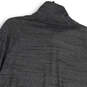 Mens Gray Heat Gear Raglan Sleeve 1/4 Zip Mock Neck Pullover T-Shirt Sz XXL image number 3
