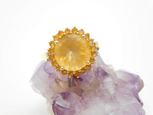 10K Yellow Gold Citrine Ring 4.9g image number 2
