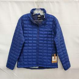 NWT The North Face WM's Eco Thermoball Blue Puffer Jacket Size S/P