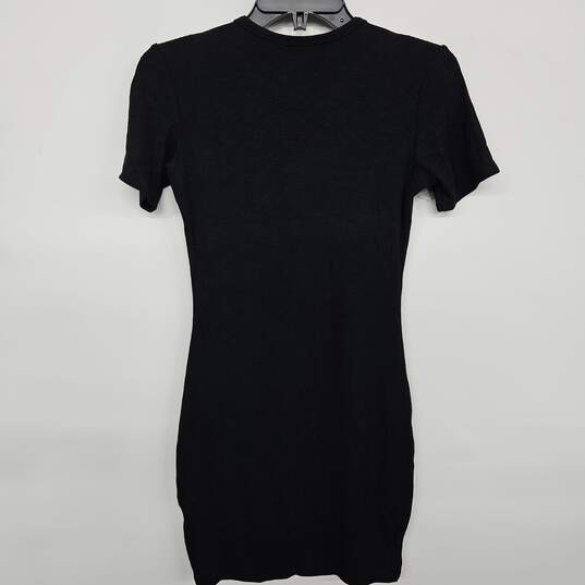 Solid Black Bodycon Dress image number 2