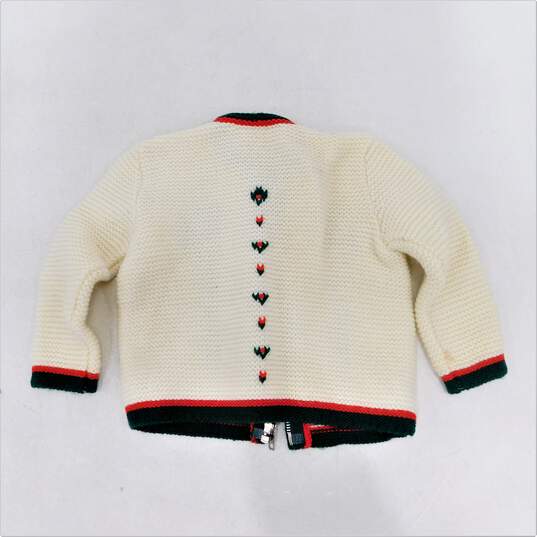 VNTG St Peter Trachten Zip Up Toddler Sweater image number 2
