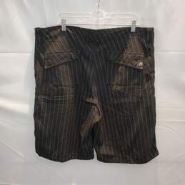 Metal Mulisha Black Striped Shorts Size 38 alternative image