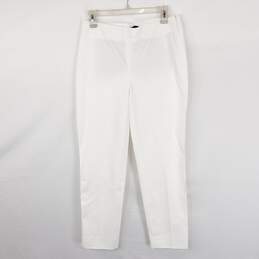 Talbots Women White Pants Sz 6P NWT