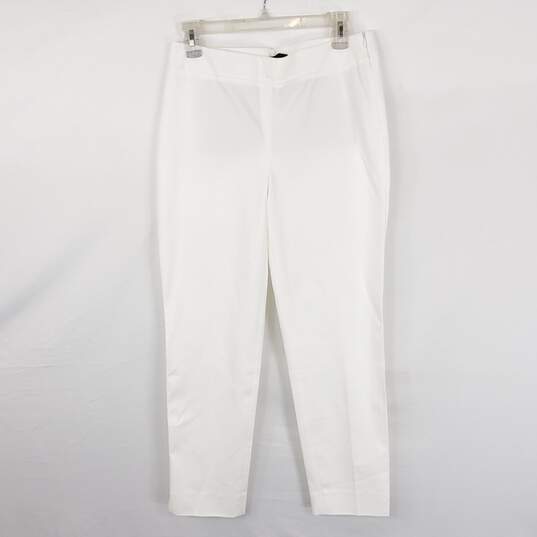 Talbots Women White Pants Sz 6P NWT image number 1