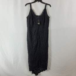Torrid Women Black Sleeveless Midi Dress NWT sz 1