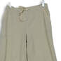 Womens Khaki Striped Slash Pocket Straight Leg Trouser Pants Size 6P image number 1