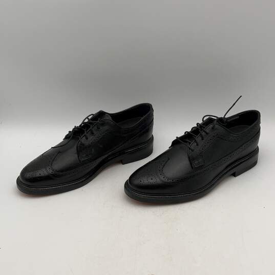 Miracle Tread Mens Black Leather Wingtip Loafer Brogue Dress Shoes Size 8.5 image number 2