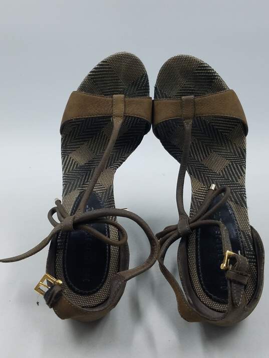 Authentic Burberry Amber Check Lingard Sandal W 10 image number 6