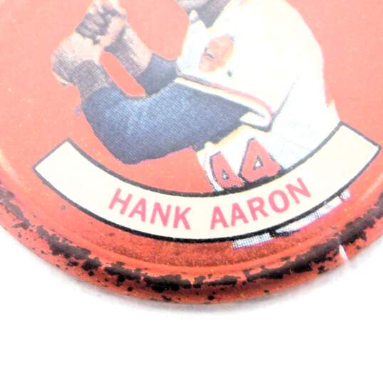 1964 HOF Hank Aaron Topps Coins #149 Milwaukee Braves image number 3