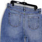 Womens Blue Denim Medium Wash Pockets Comfort Straight Leg Jeans Size 14 image number 4