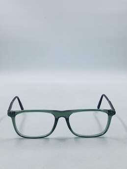 Montblanc Clear Green Square Eyeglasses alternative image