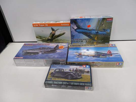 Collection of 5 Assorted Sealed Model Kits image number 1