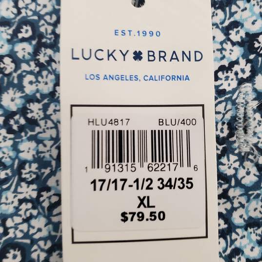 Lucky Brand Men Floral Print Button Up Shirt XL NWT image number 4