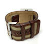 Designer Fossil Adjustable Leather Strap Square Dial Analog Wristwatch image number 3