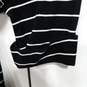 Lauren Ralph Lauren Women's Black Striped Boat Neck Top Women's XL image number 4