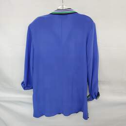Vintage Diane Gilman Silk Button Up Shirt No Size alternative image