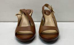 Cole Haan Brown Leather Slingback Pump Heels Shoes Size 8 B alternative image