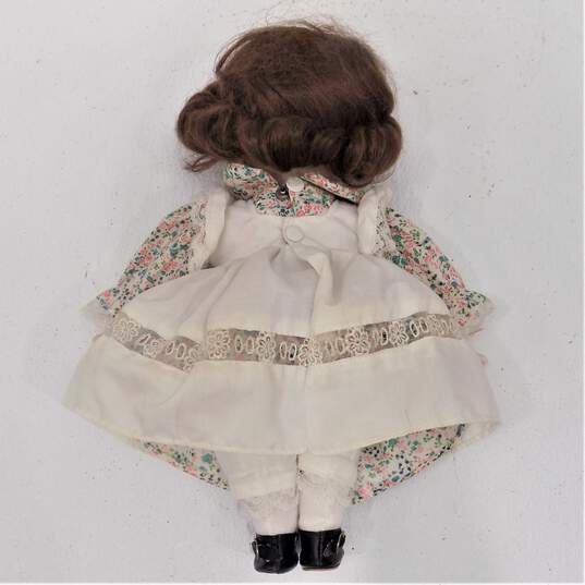 2 Vntg Nostalgic Dolls 1980s Enesco Soft Body Porcelain Collector Dolls image number 14
