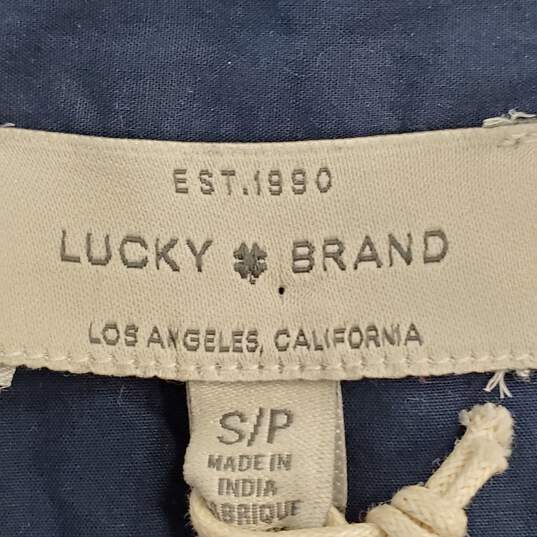 Lucky Brand Women Navy Button Up S NWT image number 3