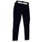 Womens Blue Denim Pockets Medium Wash Stretch Skinny Jeans Size 28 image number 2