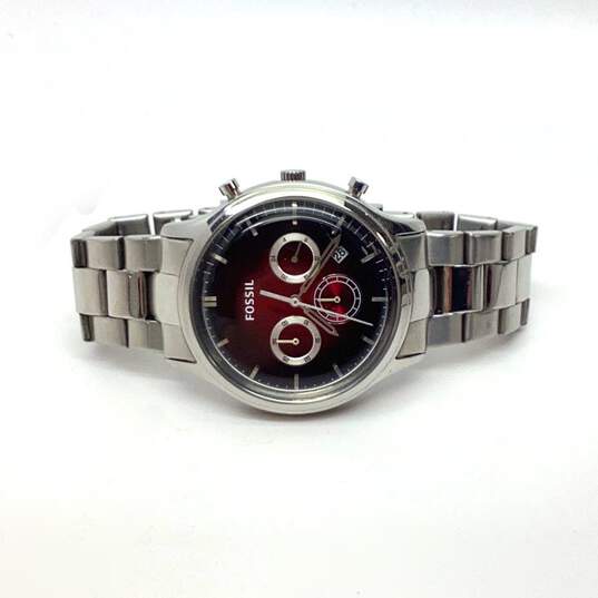 Designer Fossil FS-4675 Stainless Steel Round Dial Quartz Analog Wristwatch image number 3