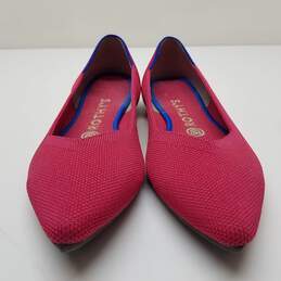 Rothy's Hot Pink Pointed Toe Flats Size 8.5 alternative image