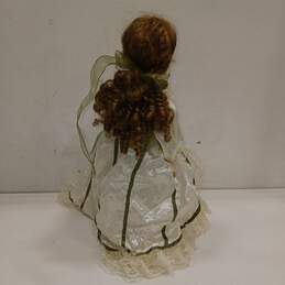 Vintage Porcelain Doll w/Stand alternative image