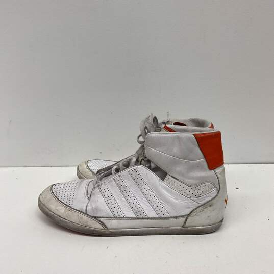 adidas White Sneaker Casual Shoe Men 9.5 image number 2