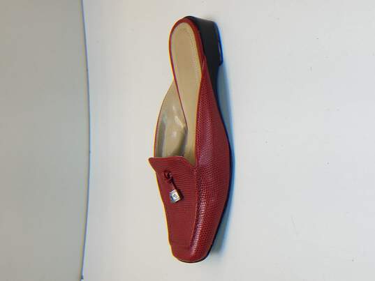 Ralph Lauren Women's Red Flats Slides Mules Size 5.5B image number 2
