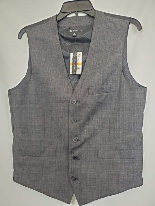 INC Men Grey Suit Vest S NWT image number 1
