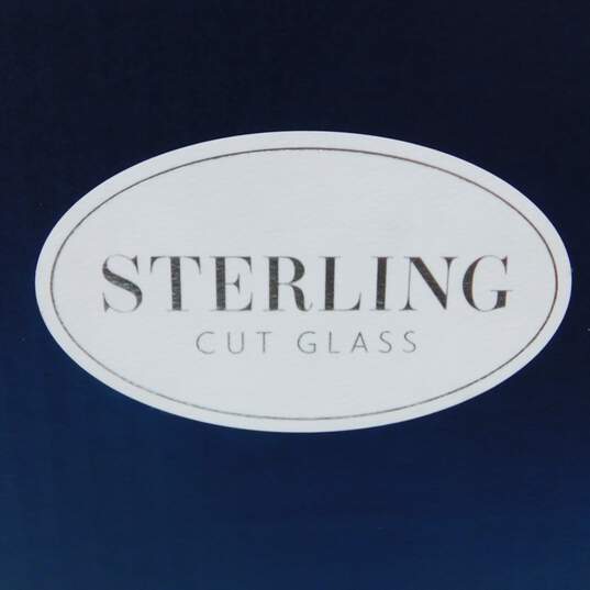 Sterling Cut Glass Avalon Midnight Blue Trophy & Clear Galaxy Vase Trophy w/ Logos image number 9