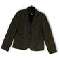 Mens Green Long Sleeve Notch Lapel Single Breasted Two Button Blazer Sz 10 image number 1